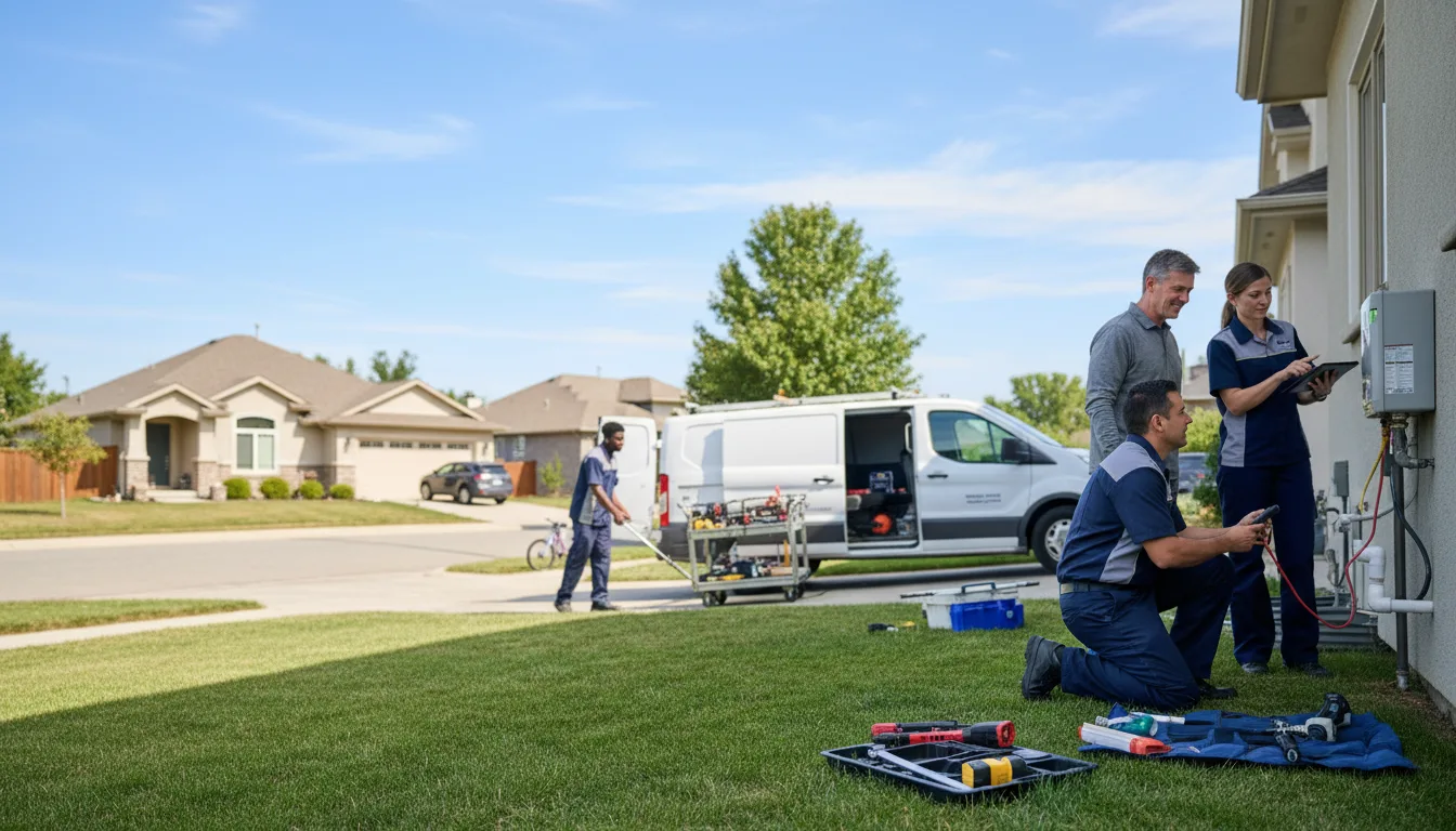 Tankless water heater service in Rockville, MN